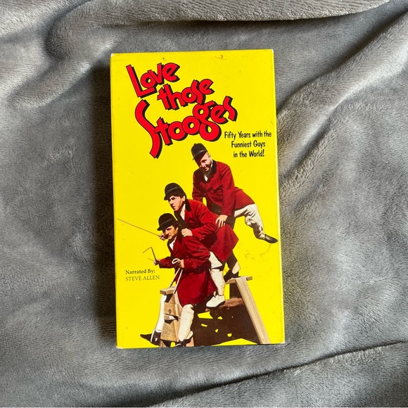 Love Those Stooges: 50Years w/ Funniest Guys in the World (VHS, 1993) - Picture 1 of 2